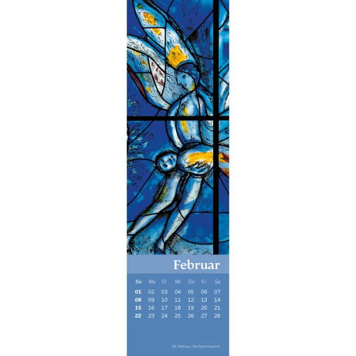 Lesezeichenkalender Marc Chagall 2026, 6 x 21 cm<span class=prodhide>172101</span>