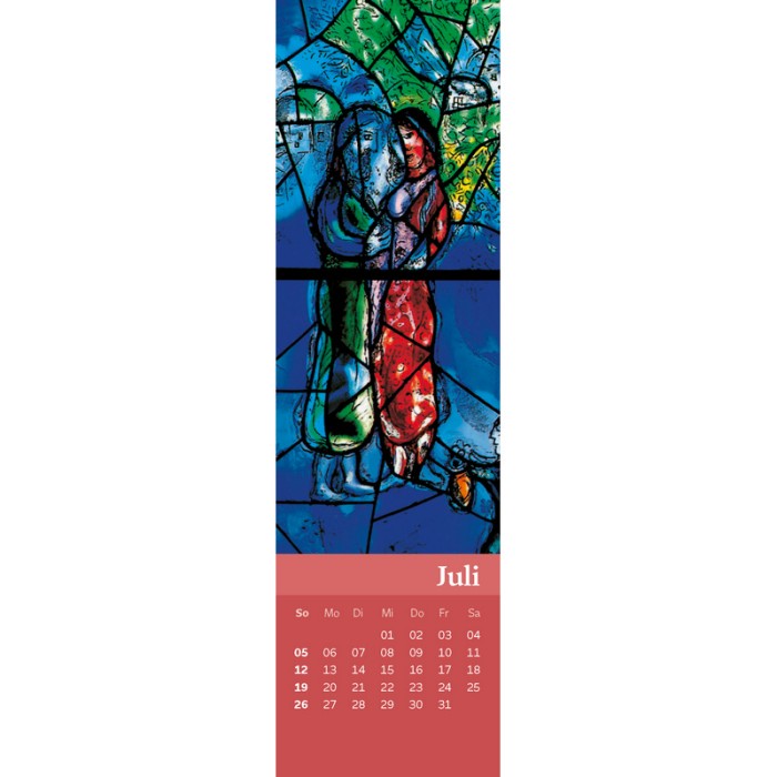 Lesezeichenkalender Marc Chagall 2026, 6 x 21 cm<span class=prodhide>172101</span>