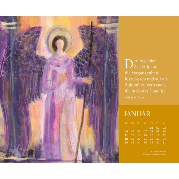 Kalender Engel für das ganze Jahr 2026, 22 x 18 cm<span class=prodhide>172111</span>