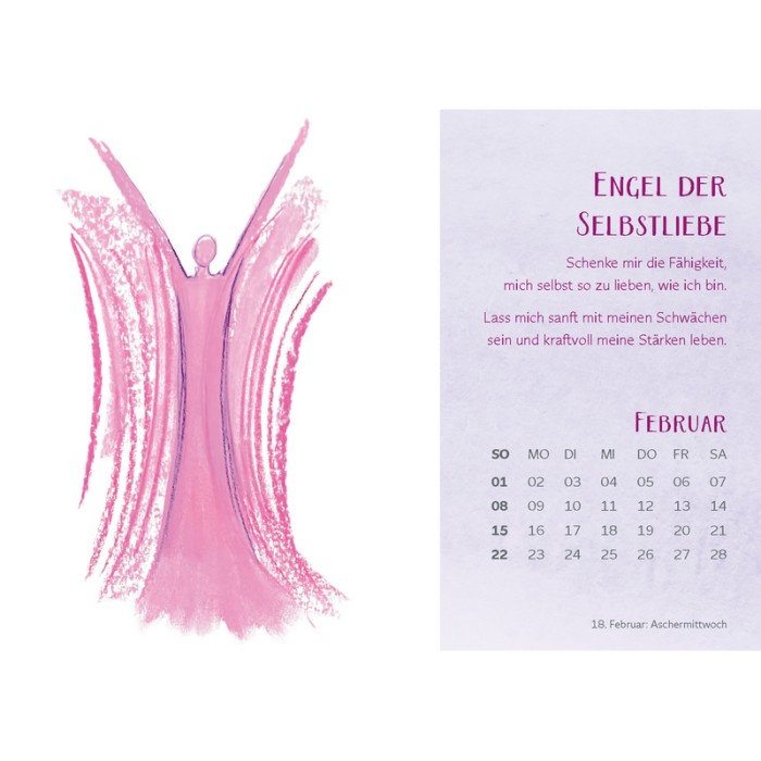 Tischkalender - Engel an deiner Seite 2026, 15,5 x 11 cm<span class=prodhide>172121</span>