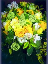 Rosenstrauß mit gelben Rosen<span class=prodhide>310135</span>