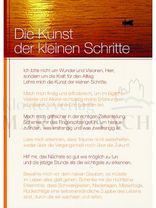 Die Kunst der kleinen Schritte<span class=prodhide>350499/5</span>