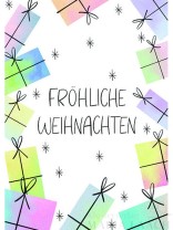 Postkarte - Fröhliche Weihnachten<span class=prodhide>403233</span>
