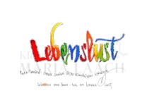 Magnet "Lebenslust", 8 x 5 cm"<span class=prodhide>573877</span>