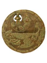 Plakette Schöpfung, groß, Ø 19,5 cm, Edelpatina<span class=prodhide>801002/P</span>