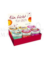 Display mit 24 Kerzen in Dose<span class=prodhide>875006</span>