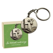Schlüsselanhänger Christophorus, Ø 3 cm, in Geschenkverpackung<span class=prodhide>895006</span>
