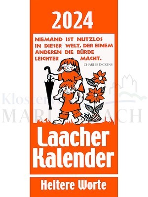 Laacher Kalender - Heitere Worte 2024, 10,5 x 24 cm<span class=prodhide>172091</span>