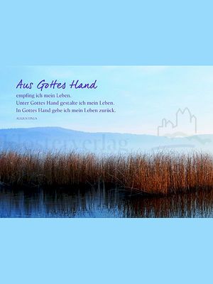 Aus Gottes Hand empfing ich mein Leben ...<span class=prodhide>350598</span>