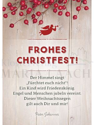 Frohe Weihnachten - Der Himmel singt ...<span class=prodhide>350679</span>