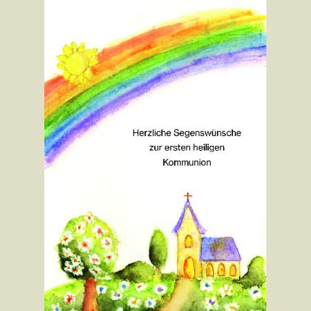 Herzliche Segenswünsche zur ersten Hl. Kommunion<span class=prodhide>413075</span>