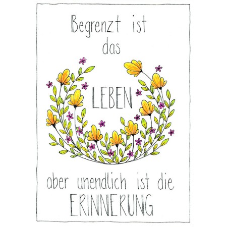Begrenzt ist das Leben...<span class=prodhide>453141</span>