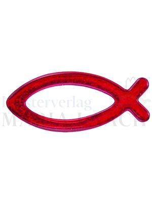 VE 10 Fischsymbol rot,  7,8 x 3,4 cm<span class=prodhide>550002</span>