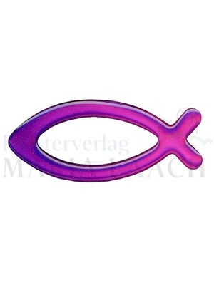 VE 10 Aufkleber Fisch violett, 7,8 x 3,4 cm<span class=prodhide>550019</span>