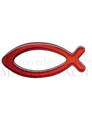 VE 10 Aufkleber Fisch rot, 7,8 x 3,4 cm<span class=prodhide>550021</span>