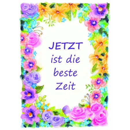 Magnet JETZT ist die beste Zeit, 7,8 x 5,4 cm<span class=prodhide>573160</span>