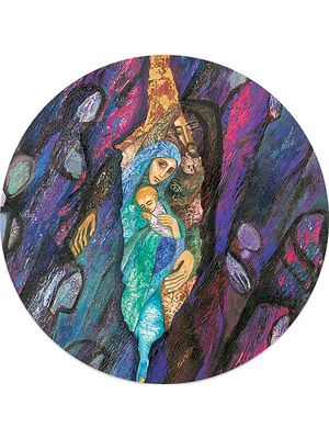 "Magnet ""O Heiland, reiß die Himmel auf"", Ø 5,8 cm"<span class=prodhide>575499</span>