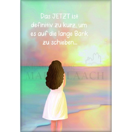 Magnet "Das Jetzt ist definitiv...", 8 x 5 cm"<span class=prodhide>576000</span>