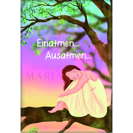 Magnet "Einatmen... Ausatmen... ", 8 x 5 cm"<span class=prodhide>576002</span>