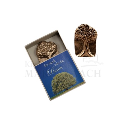Sei stark wie ein Baum (Stand-Handschmeichler), 4,2 x 2,8 cm, in Geschenkschachtel<span class=prodhide>801243/7</span>