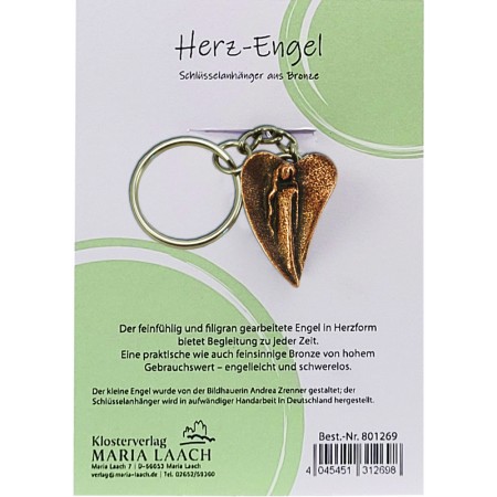 Schlüsselanhänger Herz-Engel 3,2 x 2,2 cm<span class=prodhide>801269</span>