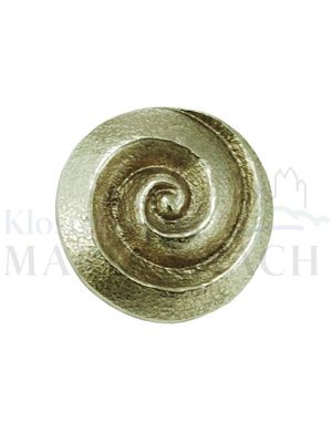 Halsanhänger Spirale, Ø 3 cm, Silberbronze, mit schwarzem Kautschukband<span class=prodhide>809461</span>