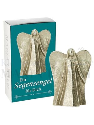 Segensreich-Engel, 5 x 3,5 cm, Silberbronze<span class=prodhide>809608</span>
