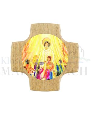 Kreuz, Jesus der Kinderfreund, Buche, 8 x 8 cm<span class=prodhide>810156</span>
