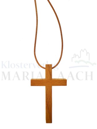 Ministrantenkreuz, 5,3 x 8,9 cm, mit Lederband