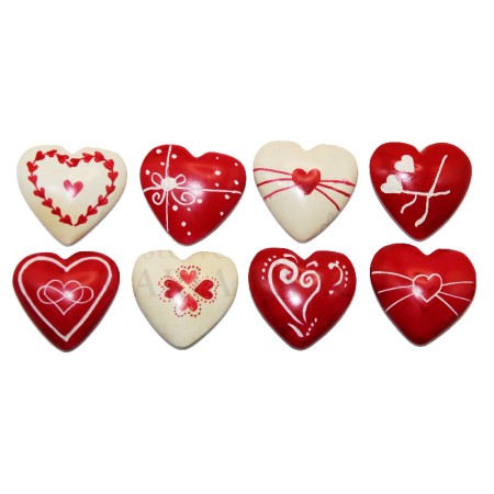 Herz "Liebe" VE 24 Stück, 2-3 cm<span class=prodhide>831309</span>