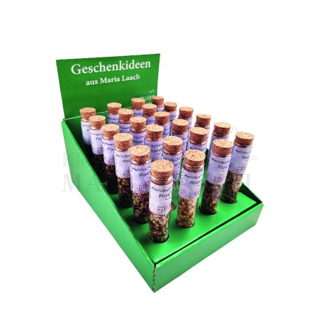 Display mit 4 x 6 Röhrchen Weihrauchmischung je 20 gr. <span class=prodhide>832145</span>