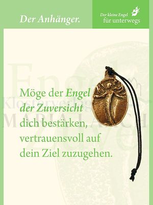 Mini-Plakette Engel der Zuversicht, mit Befestigungsschnur, 11,5 x 8 cm<span class=prodhide>840118</span>