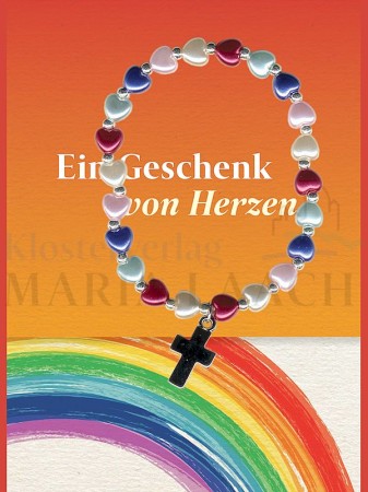 Armband Herzen, auf Minicard Ein Geschenk von Herzen, 11,2 x 8 cm<span class=prodhide>841470</span>