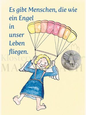"Es gibt Menschen, die wie ein Engel ..., Miniplakette ""Engel"" auf Kärtchen, 11,2 x 8 cm"<span class=prodhide>841637</span>