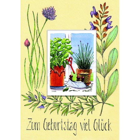 Zum Geburtstag viel Glück - Küchenkräuter<span class=prodhide>842022</span>