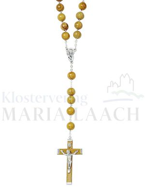 Taschenrosenkranz Olivenholz, große Perlen, 57 cm<span class=prodhide>860277</span>