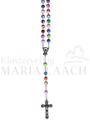 Taschenrosenkranz bunte Perlen, groß, gekettet, 55 cm lang<span class=prodhide>860390</span>