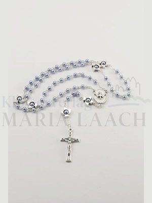 Rosenkranz kleine Glas-Perlen blau, 40 cm lang<span class=prodhide>860460</span>