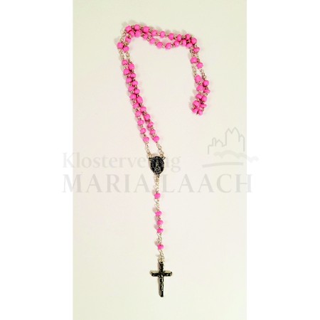Rosenkranz kleine rosa Perlen, 32 cm<span class=prodhide>860479</span>