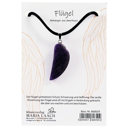 Engelsflügel-Anhänger Amethyst<span class=prodhide>860659</span>