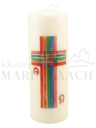 Kerze Kreuz mit Wachsauflage, 200/70 mm<span class=prodhide>871258</span>