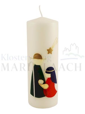 Kerze Heilige Familie mit Wachsauflage, 200/70 mm<span class=prodhide>871284</span>