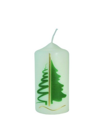 Kerze Weihnachtsbaum, mit Wachsauflage, 120/60 mmm<span class=prodhide>871600</span>