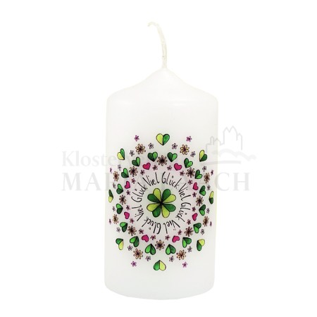 Kerze Viel Glück 120/60 mm<span class=prodhide>871631</span>