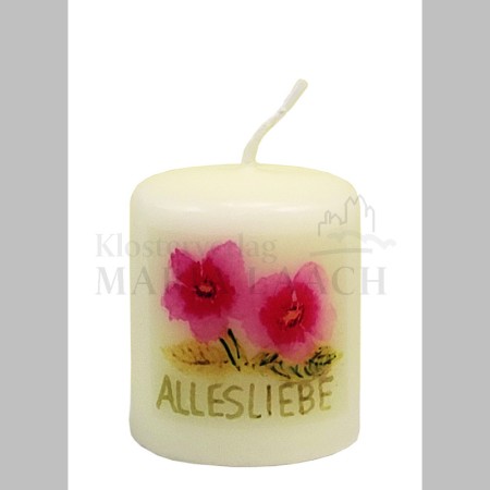Kerze Alles Liebe, 60/50 mm<span class=prodhide>876095</span>