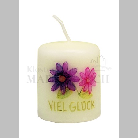 Kerze Viel Glück, 60/50 mm<span class=prodhide>876096</span>