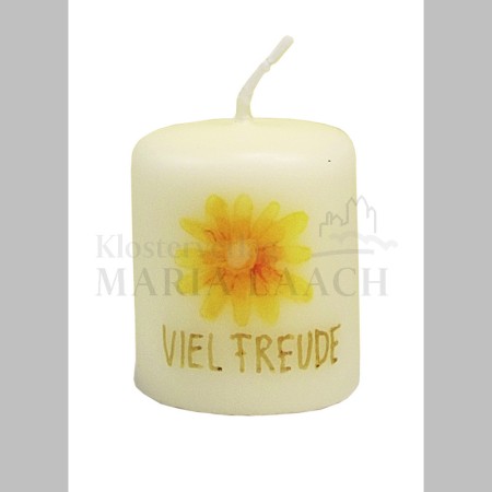 Kerze Viel Freude, 60/50 mm<span class=prodhide>876098</span>