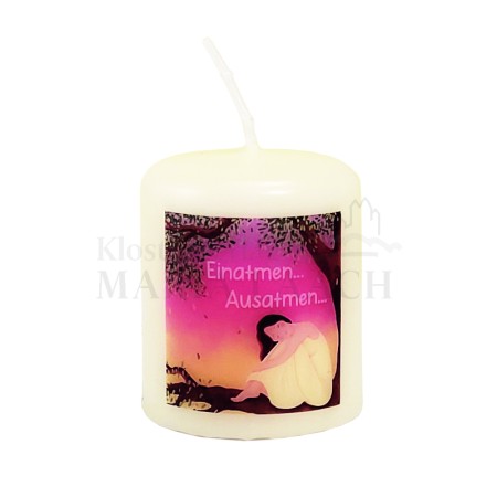 Kerze Einatmen...Ausatmen... 60/50 mm<span class=prodhide>876120</span>