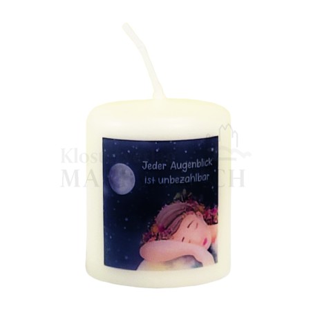 Kerze Jeder Augenblick ist unbezahlbar 60/50 mm<span class=prodhide>876122</span>