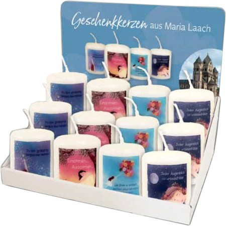 Display mit 4 x 7 Kerzen  60/50 mm<span class=prodhide>876123</span>